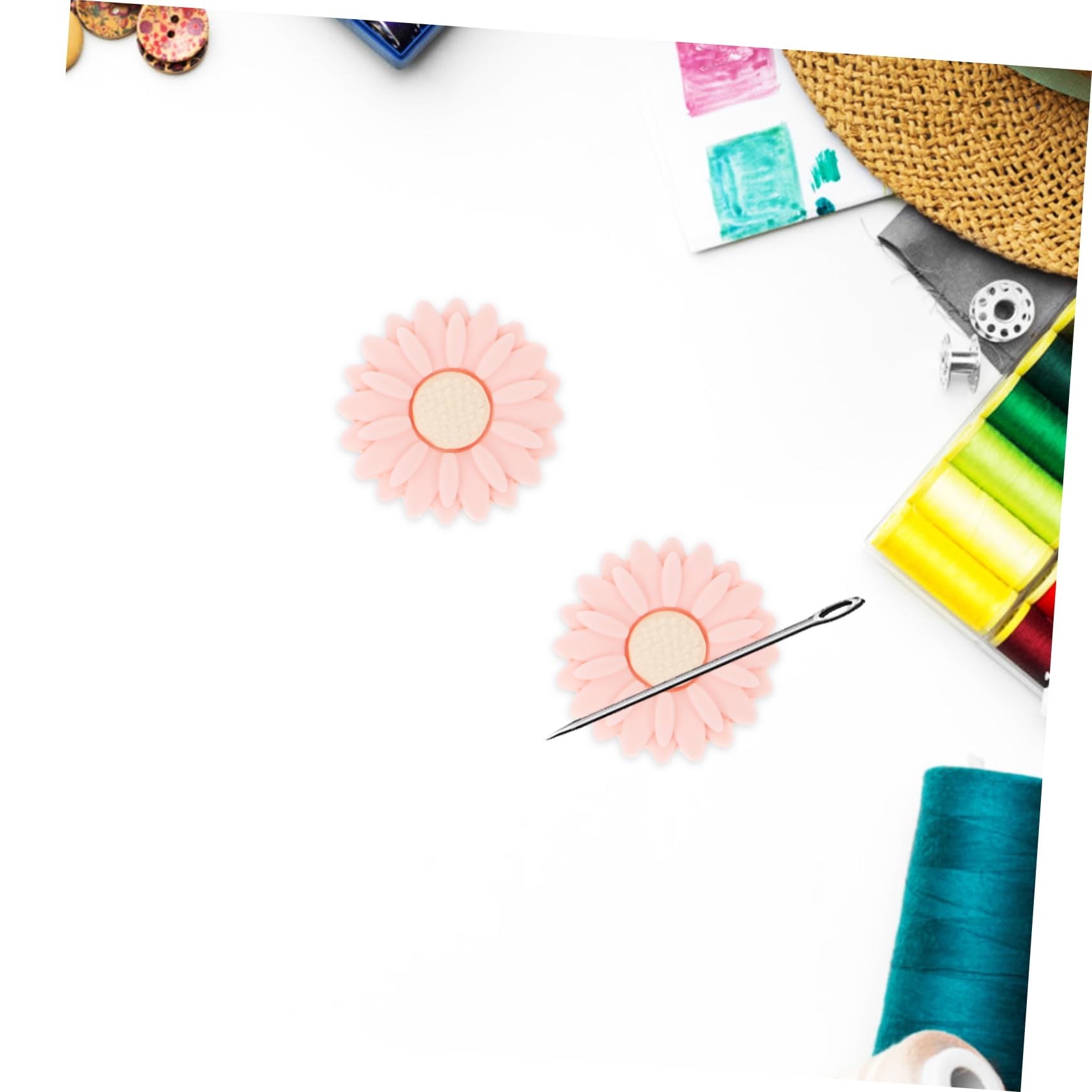 IWOWHERO Needle Point Protectors 10pcs Knitting Needle End Protectors Silicone Caps Easy to Use