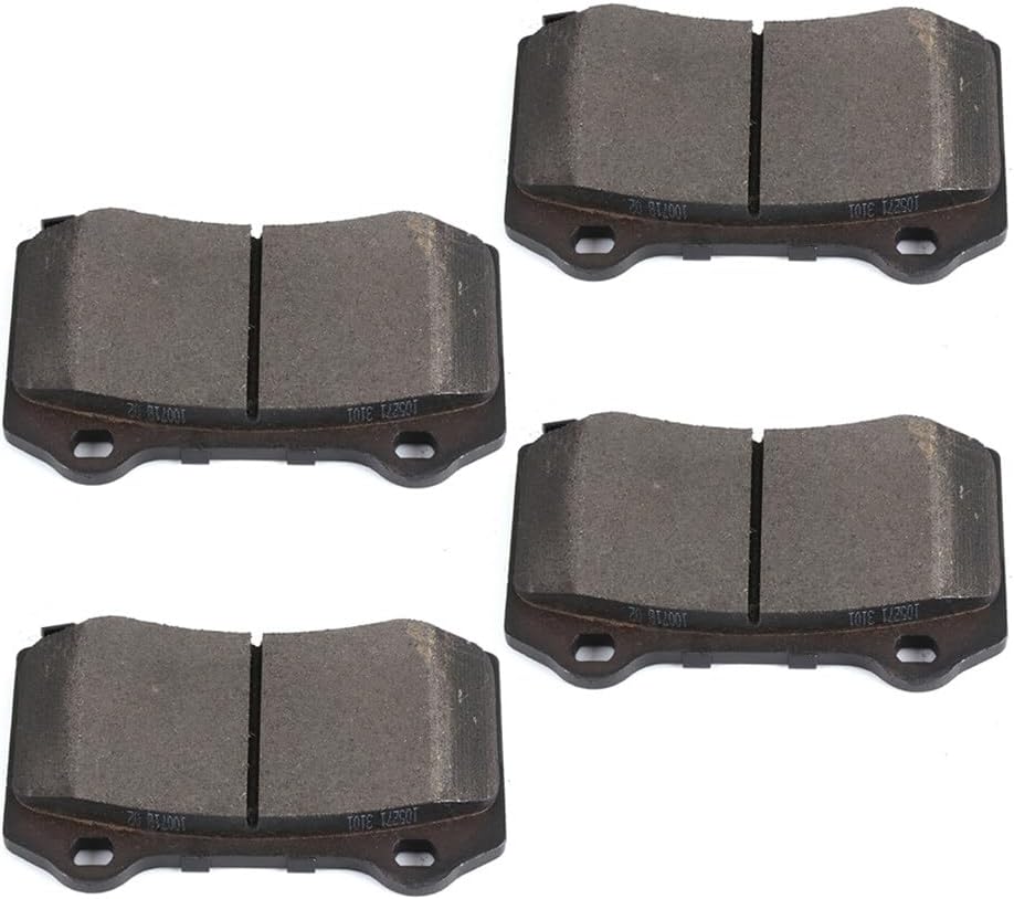 LSAILON [D1053] Rear Semi-Metallic Disc Brake Pads Set For Cadillac CTS STS For Chevrolet Camaro SS For Chrysler 300 For Dodge Challenger For Hyundai Genesis Coupe For Jeep Grand Cherokee [4PCS]