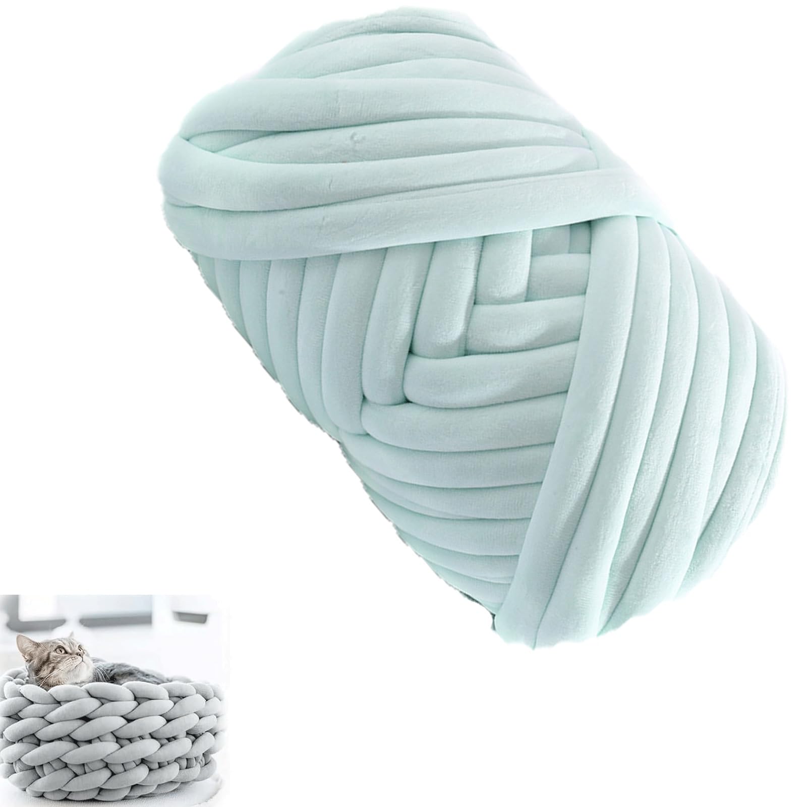 Ręcznie robiona gruba przędza rdzeń przędzy 250g ramię dziewiarska DIY ręczna włóczka do szydełkowania miękka nadająca się prania koc na łóżko dla zwierząt kocyk sofę