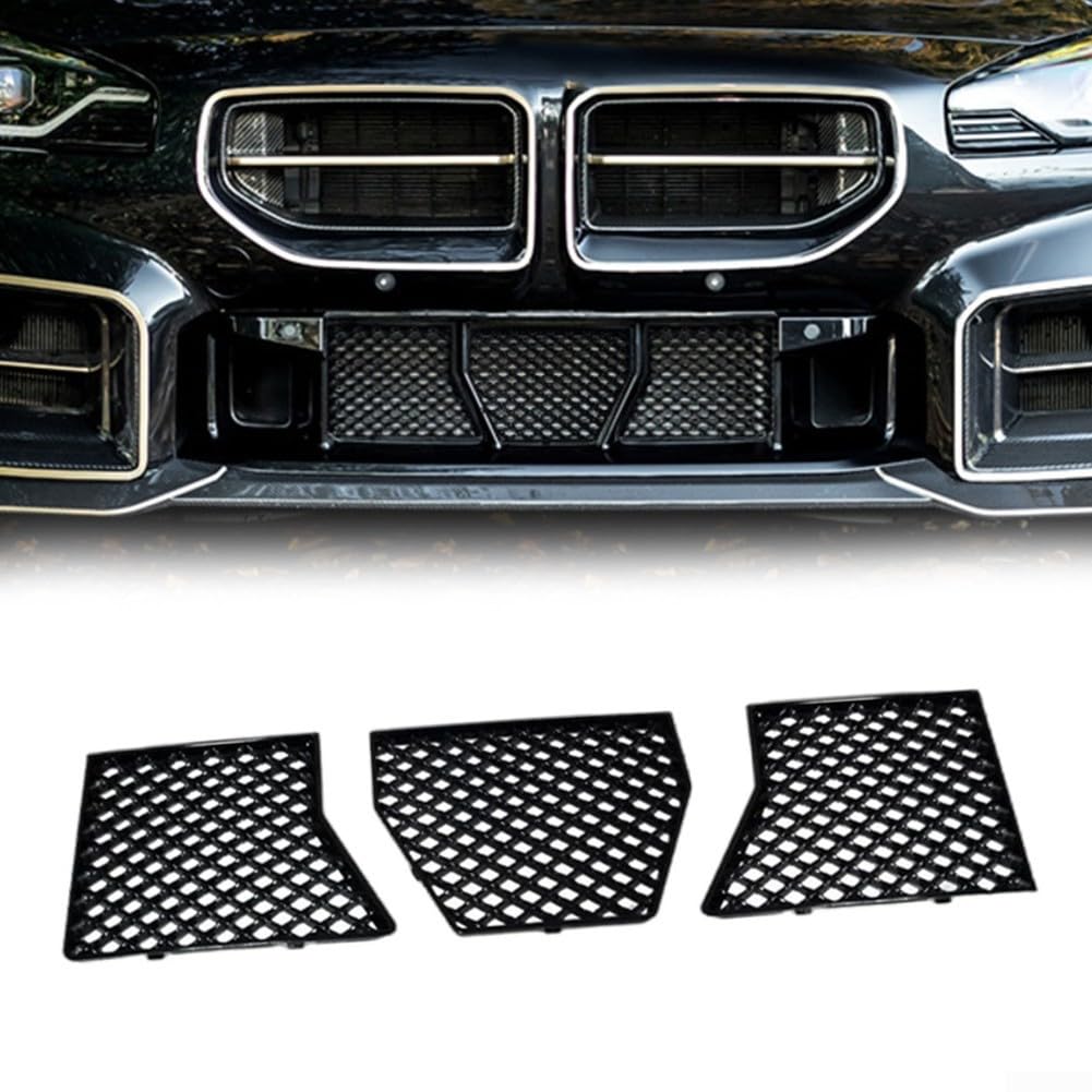 3 Stück Auto-Frontstoßstangengitter-Schutzgitter, ABS-Gitter für BMW G87 M2, 2023–2025