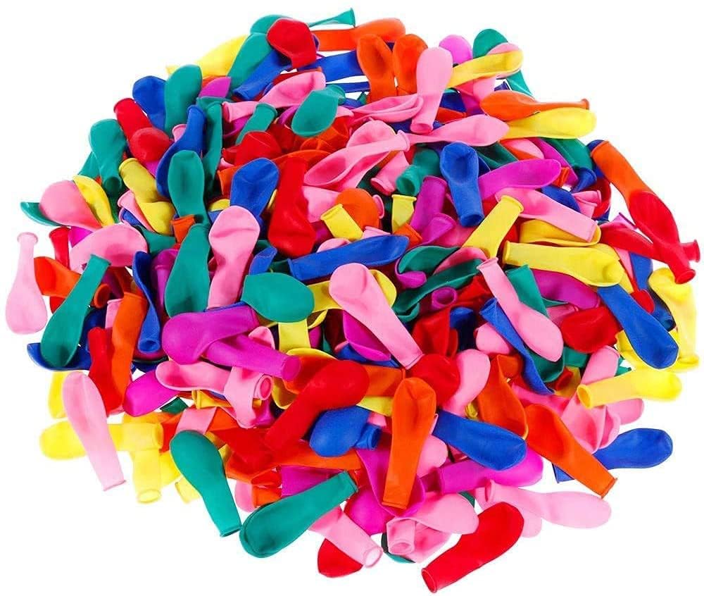 Robofun 555 Ballons D'eau Auto-scellants – Remplissage Rapide En 60s – Lot De 12 Paquets + 4 Connecteurs – Jeux D'été