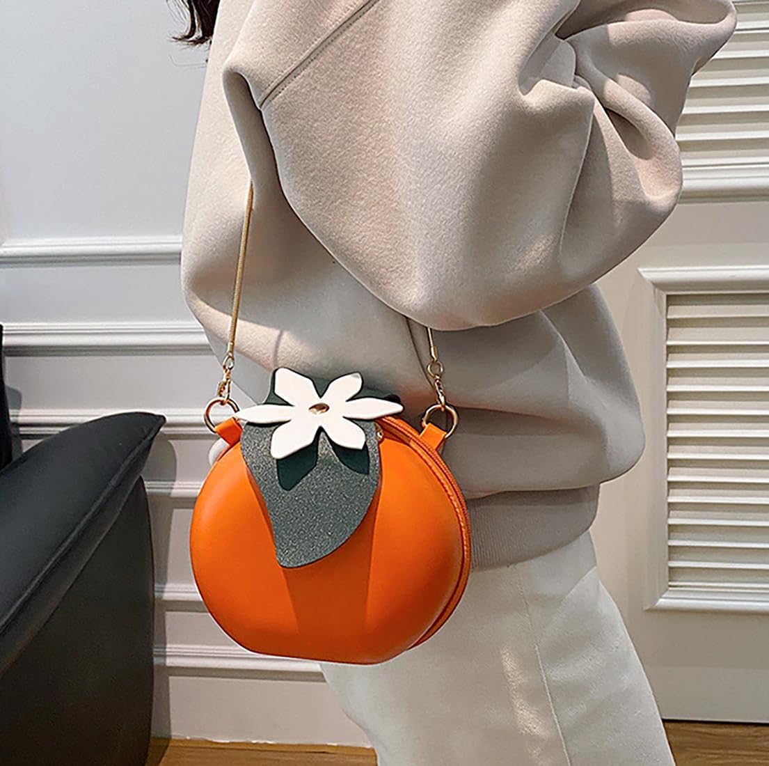 Women Girls Fashion Fruit Shoulder Purse Crossbody Bags Pu Leather Crossbody Bag - Image 2