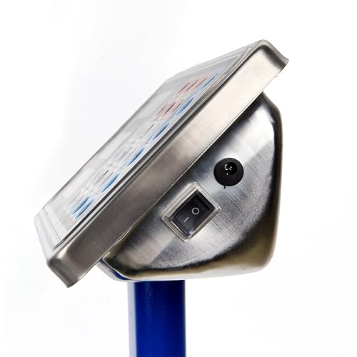 Miniatura 8 de Máquina de pesaje de 660 libras de envío digital y escala postal, básculas plegables de plataforma de piso, pantalla LCD de alta definición de acero