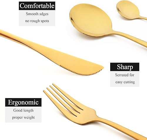 Miniatura 9 de snplowum 1 soporte de cubiertos dorado, soporte de cubiertos de acero inoxidable, estante de almacenamiento de vajilla colgante de cocina, capacidad