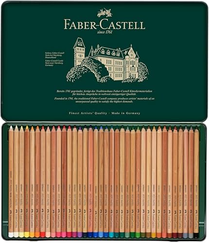 Miniatura 4 de Faber-Castel Pitt - Lápices de colores pastel en caja de metal de 36 unidades paquete de 1 unidad surtido