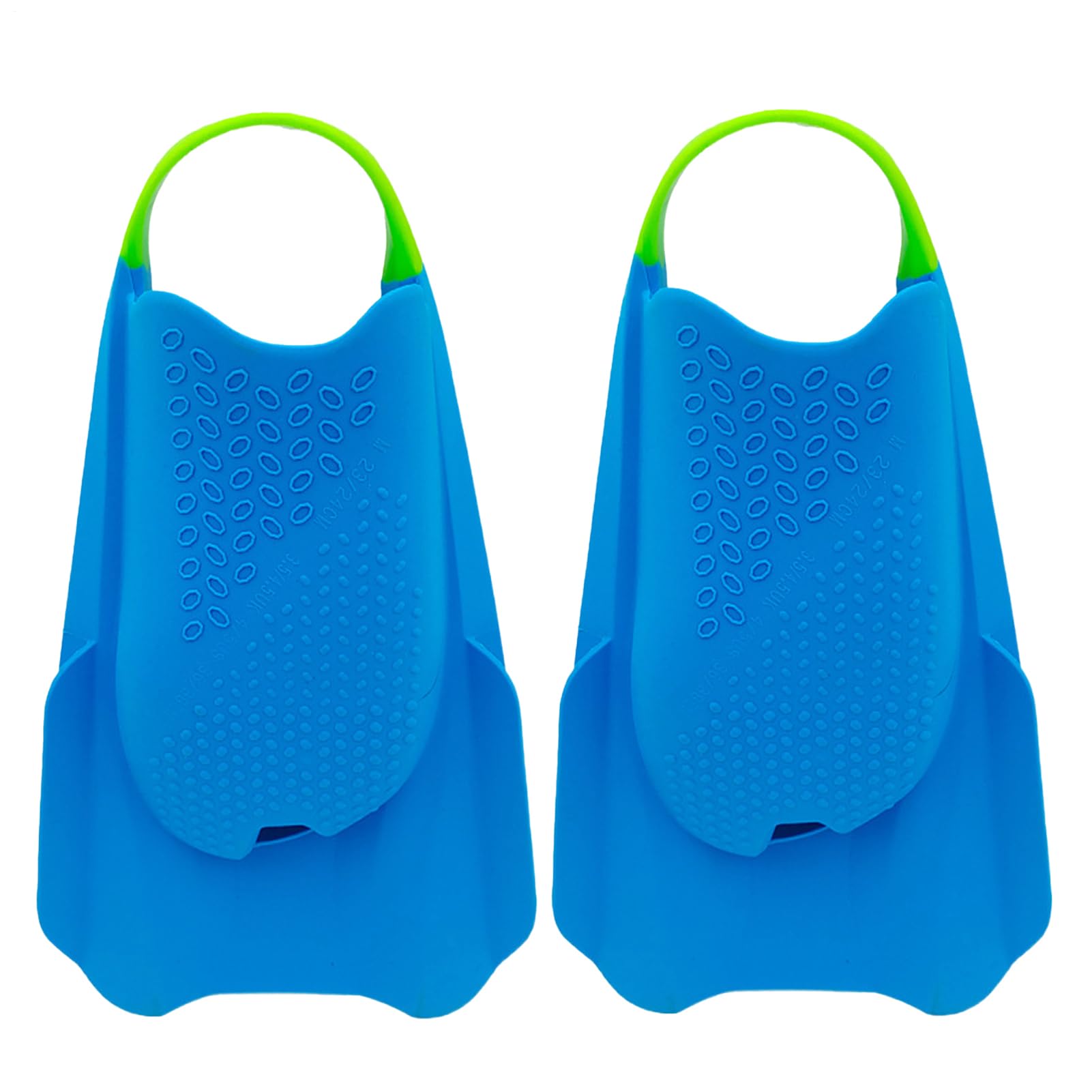 Aletas De Natación Cortas de Silicona con Talonera Abierta | Modelos Cortos Y Flotantes Para Hombres y Mujeres Principiantes en la Playa, el Mar, el Snorkel, el Entrenamiento, el Buceo