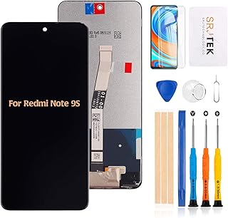 For Xiaomi Redmi Note 9 Pro 4G 用液晶パネル 6.67インチ (4Gバージョン) (ブラック)タッチパネルデジタイザー 液晶ディスプレイLCDスクリーン 画面交換修理用キット 修理工具付き