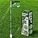 Hansber Heavy Duty Golf Course Stick 180CM Premium Green Accessory Secure Hole Cup 71 Inch Type B One Size