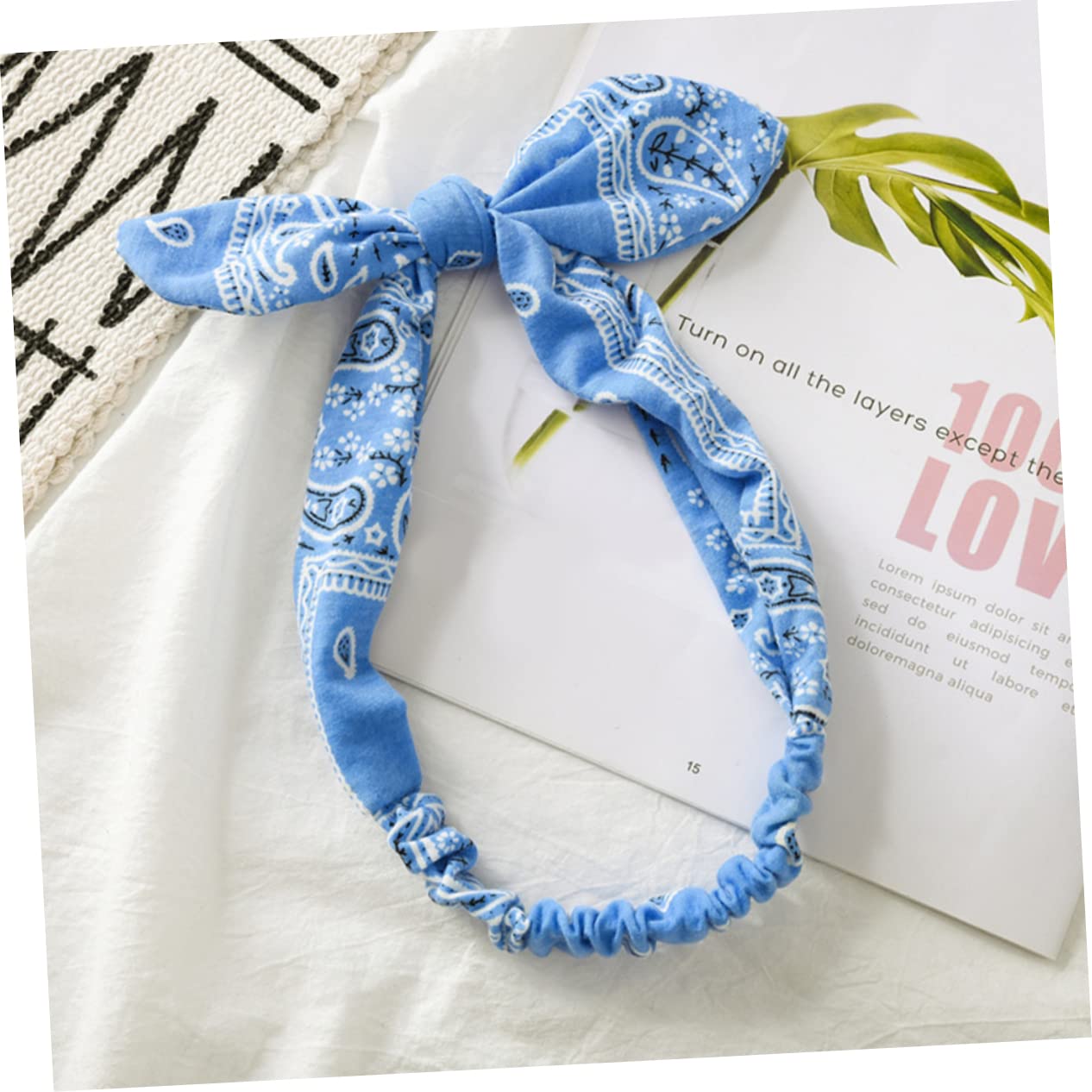 Didiseaon 2 Juegos de Diademas con Lazo para Mujeres Y Niñas Accesorios para El Cabello para Niñas Escolares Diademas Elásticas de Moda 6 Unidades