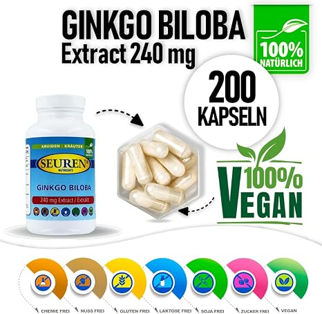 Gingko 240 mg 200 Capsules