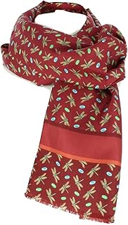 Sciarpa in seta, Tiffany Dragon Fly, colore: Rosso