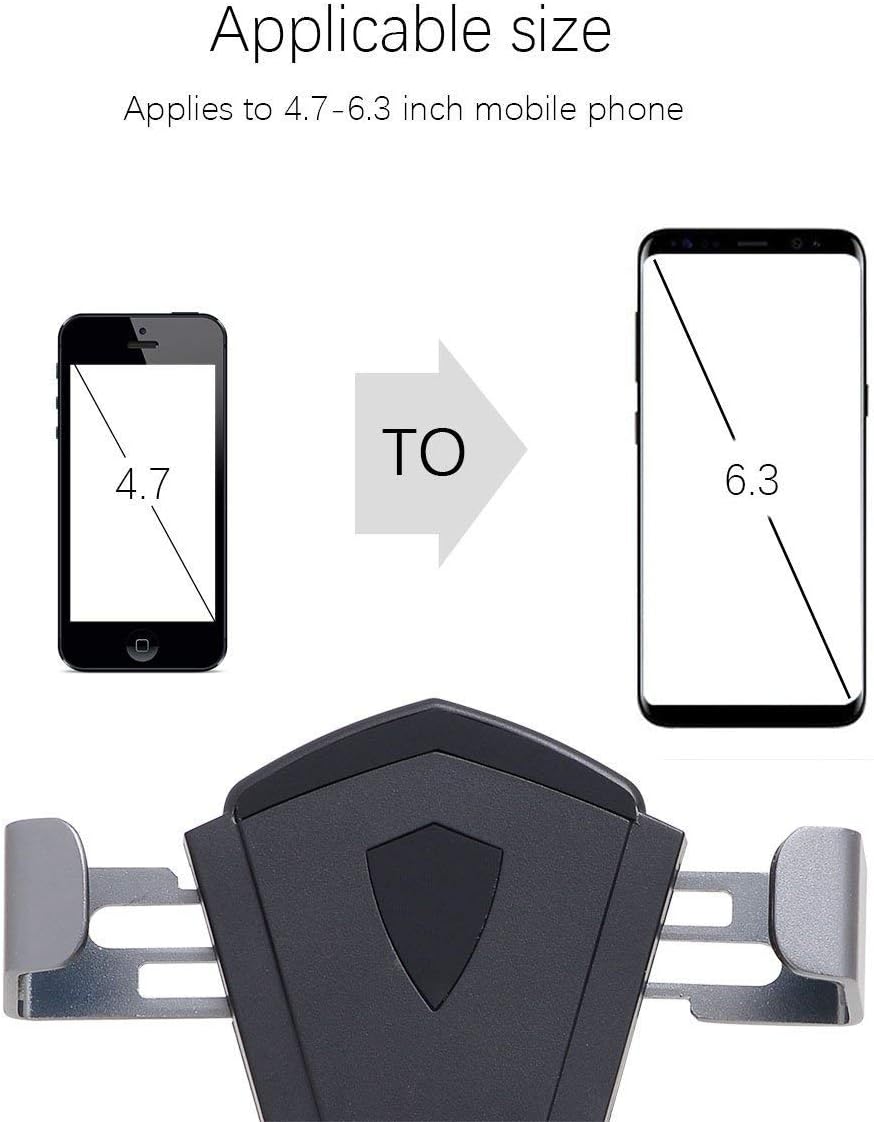 AICase Car Phone Mount, Dashboard & Windshield Car Mount Holder Strong Sticky Gel Pad with One-Touch Design Truly Universal Auto Lock/Release (No Air Vent)