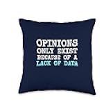 Funny Programmer Data Analytics Nerdy Science Throw Pillow