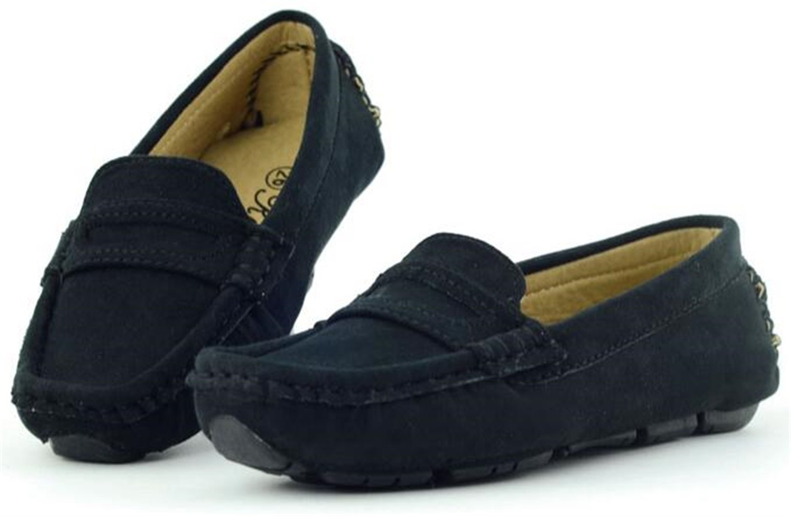 PPXID Chaussure Fille Garçon Classique Suède Flâneurs Confort Mocassins