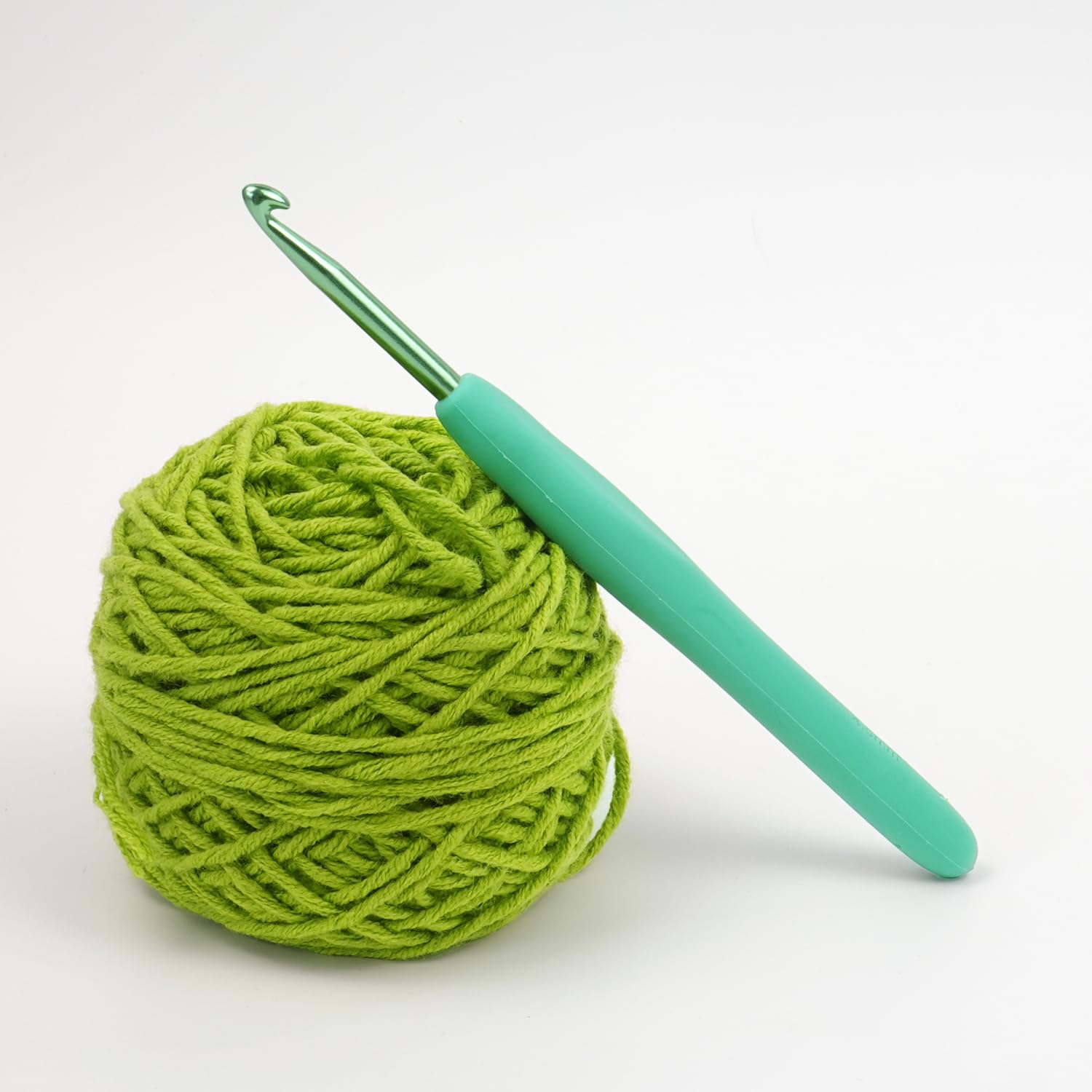 YOJOB Paquete de 1 gancho de ganchillo de 4,5 mm, súper suave y ergonómico para principiantes y avanzados (4,5 mm-US7)