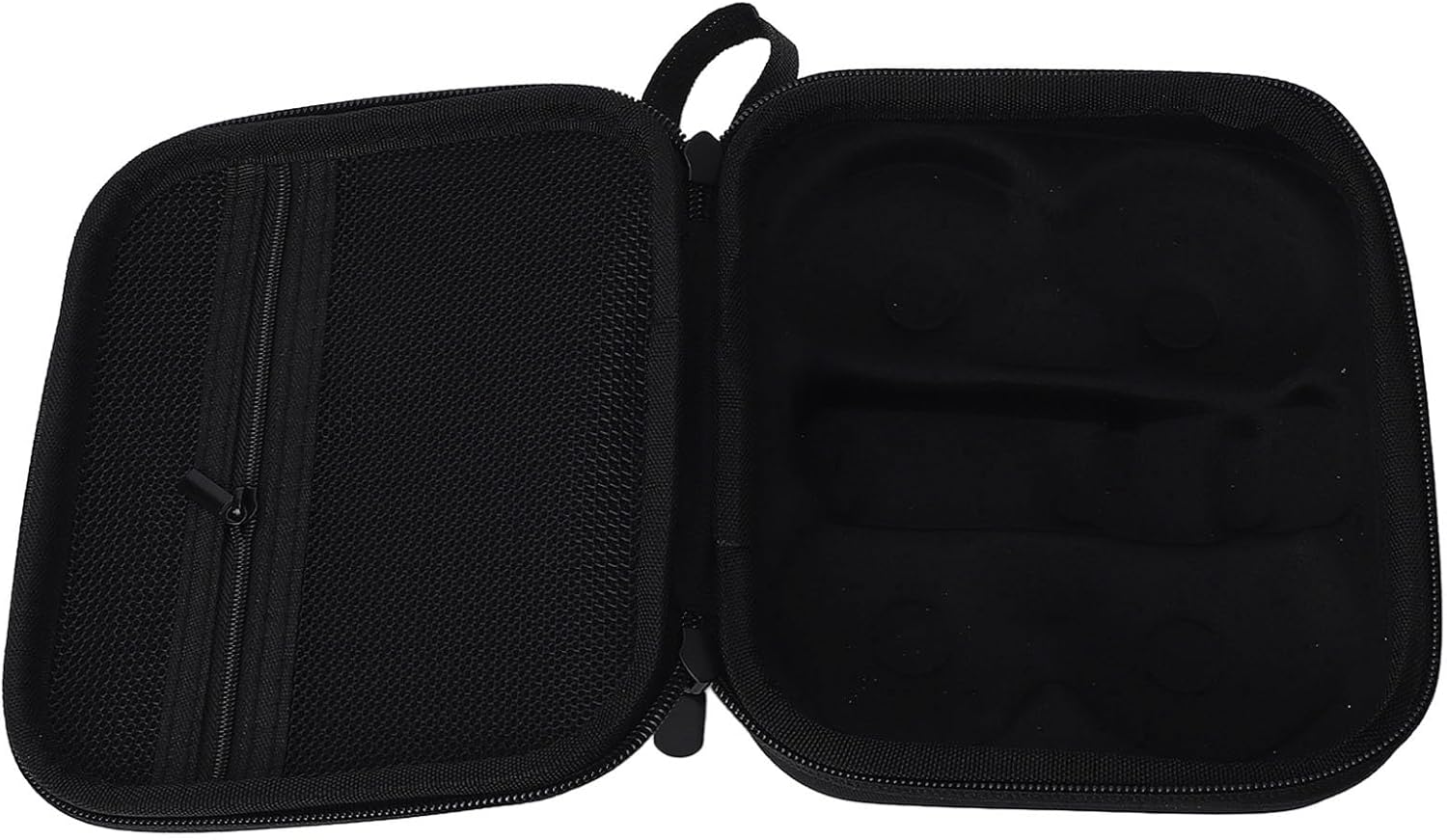 Open SASKATE Mini Drone Carrying Case showing interior compartments