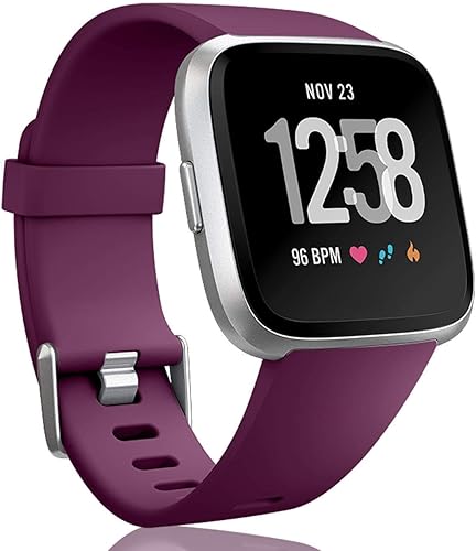 Vista 151 de Wepro - Correas para reloj inteligente, compatibles con Fitbit Versa, Versa 2 y Versa Lite SE, para mujeres y hombres, pequeños y grandes, Azul Azul
