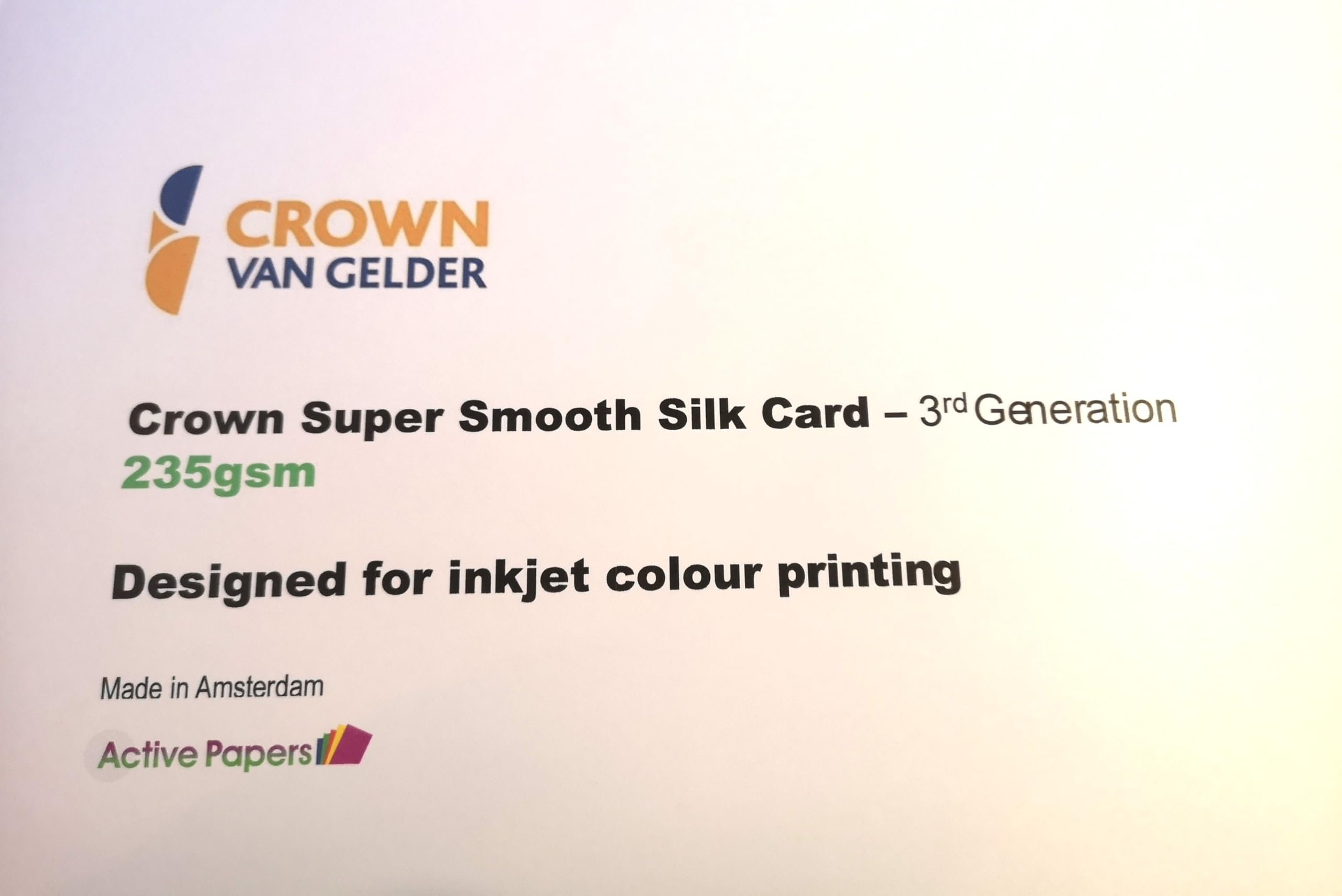 Inkjet Smooth Silk Card A5 234gsm 100 Sheets Acid Free Printer Card