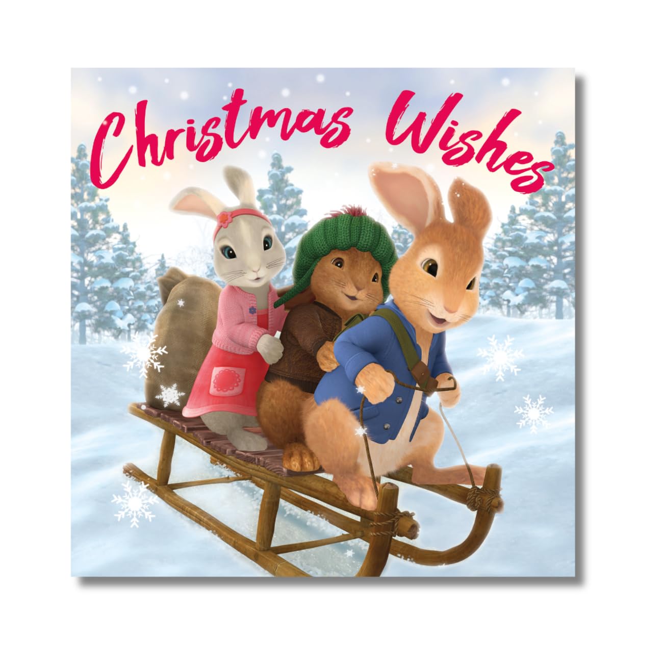 Danilo Promotions Ltd Official Peter Rabbit Christmas Card, Generic Christmas Card Peter Rabbit