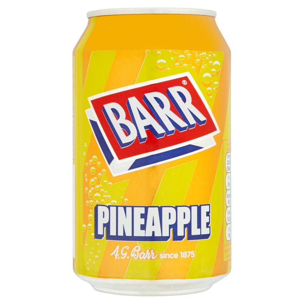 (24 Pack) Barr Pineapple - 330ml