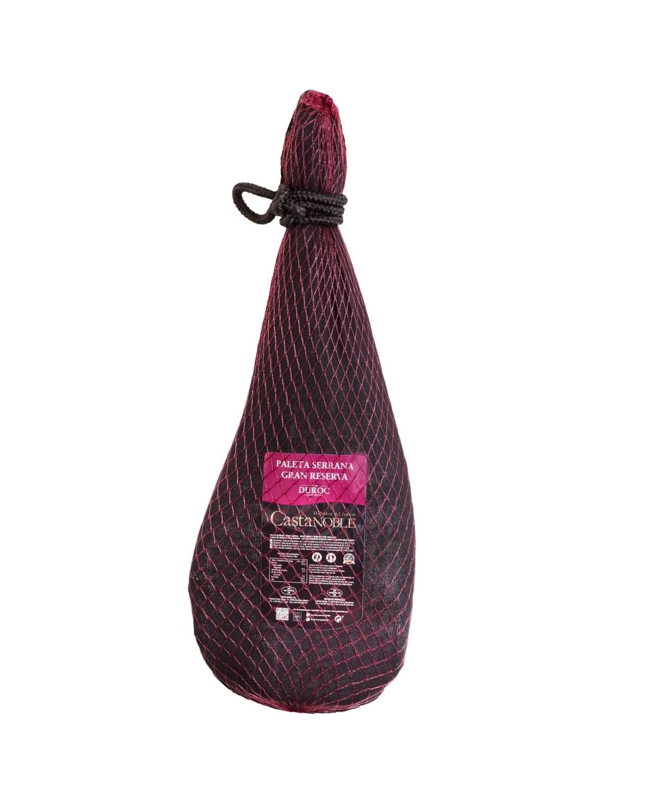 Paleta Serrana Gran Reserva Cruce Duroc | Castanoble | Peso Min. 5 kg | Curación 18 Meses aprox.