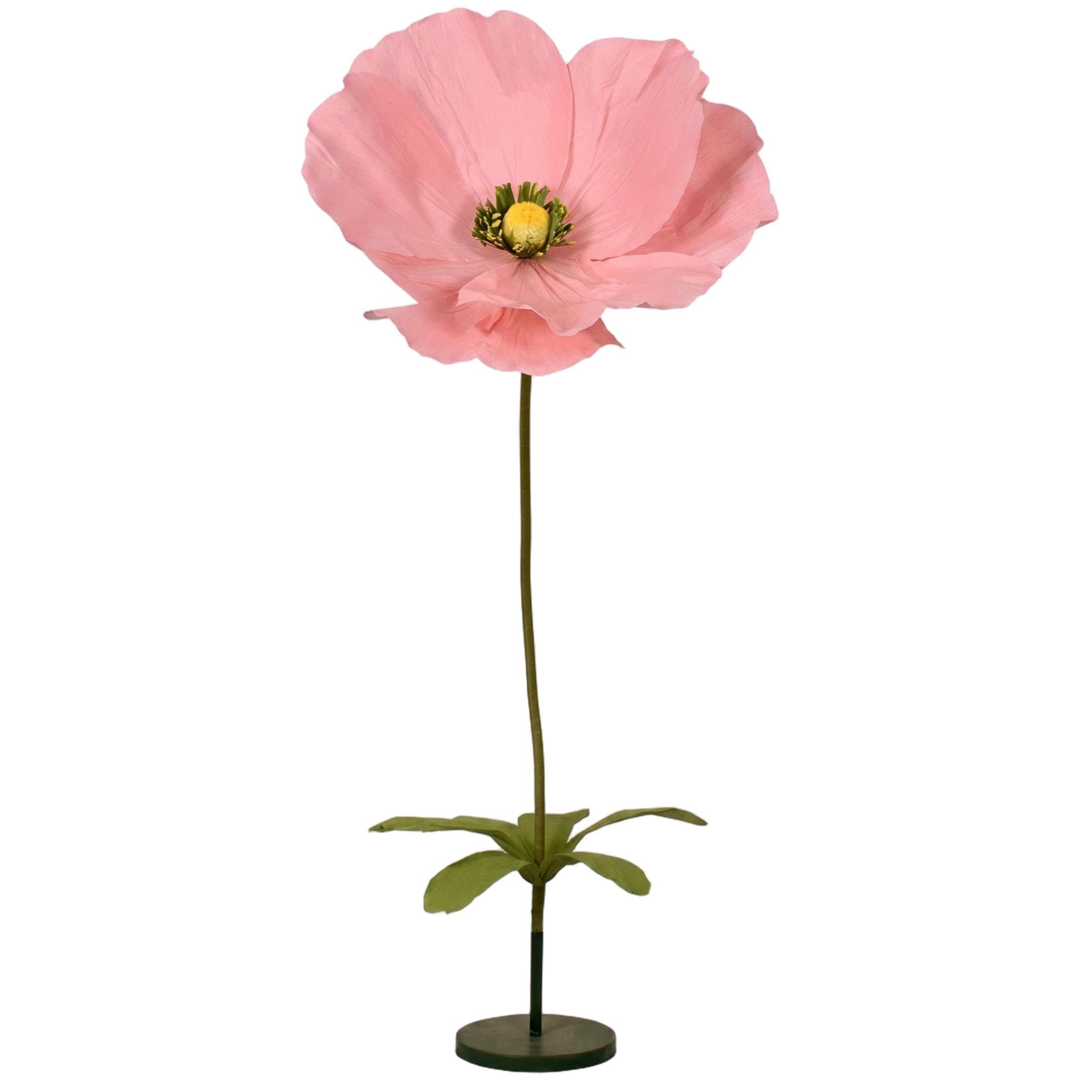 Bemonew Giant Flowers For Decoration With Stand - 3d Handcrafted Giant Flower Decor For Events & Home, 6ft/170cm