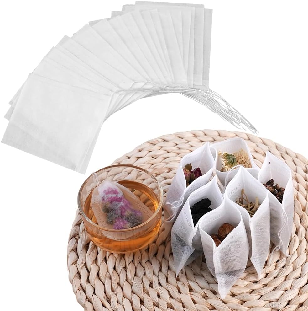 MTROYALDIA Tea Filter Bags, Safe and Natural Material, Tea Infuser
