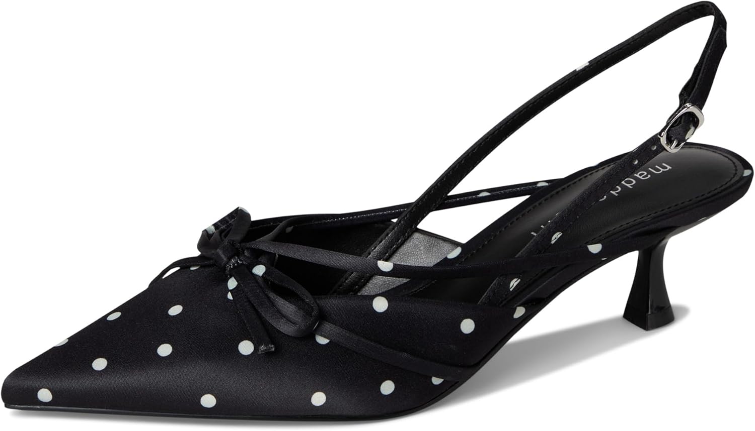 Madden Girl Women's Viixen Sling-Back Kitten Heel