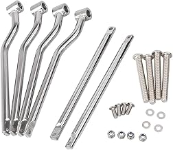 Universal Motorcycle Side Brackets Stainless Steel Saddlebag Support Bars