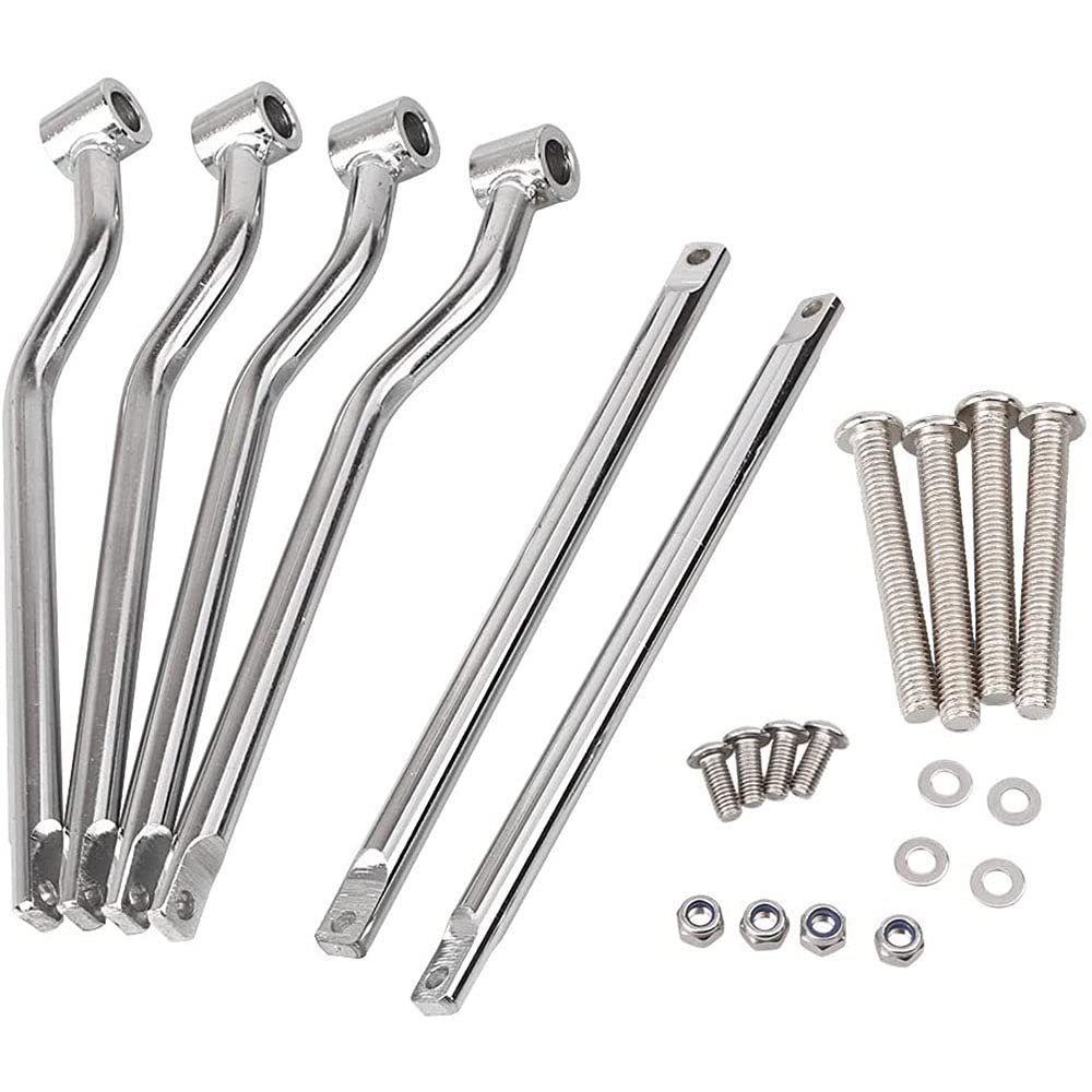 Staffe laterali universali per moto, in acciaio inox, barre di supporto per borse da sella