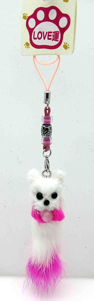 Amazon.co.jp: おこじょストラップ ショッキングピンク LOVE : 家電