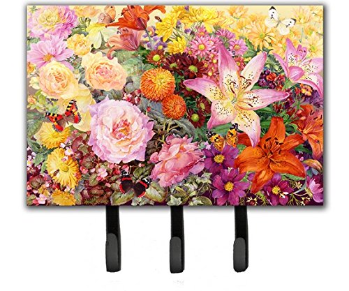 Autumn Floral by Anne Searle Leash or Key Holder
