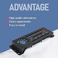 Vista 2 de DICMIC Panel de control del calentador Interior Trim para Mazda Miata 1990-1997 Replace# NA01-61-C04A