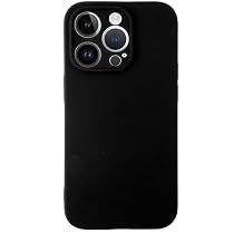 Apple iPhone 14 Pro ile uyumlu Kapak I i Kadife Kamera Korumal  Lansman Silikon K l f - Siyah