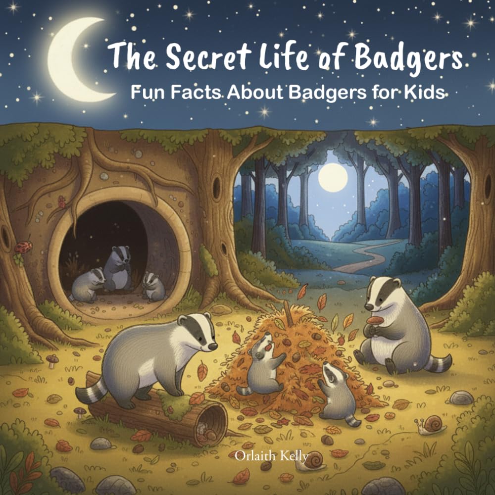 The Secret Life of Badgers: Fun Facts About Badgers for Kids (Wild Animal Facts for Kids)