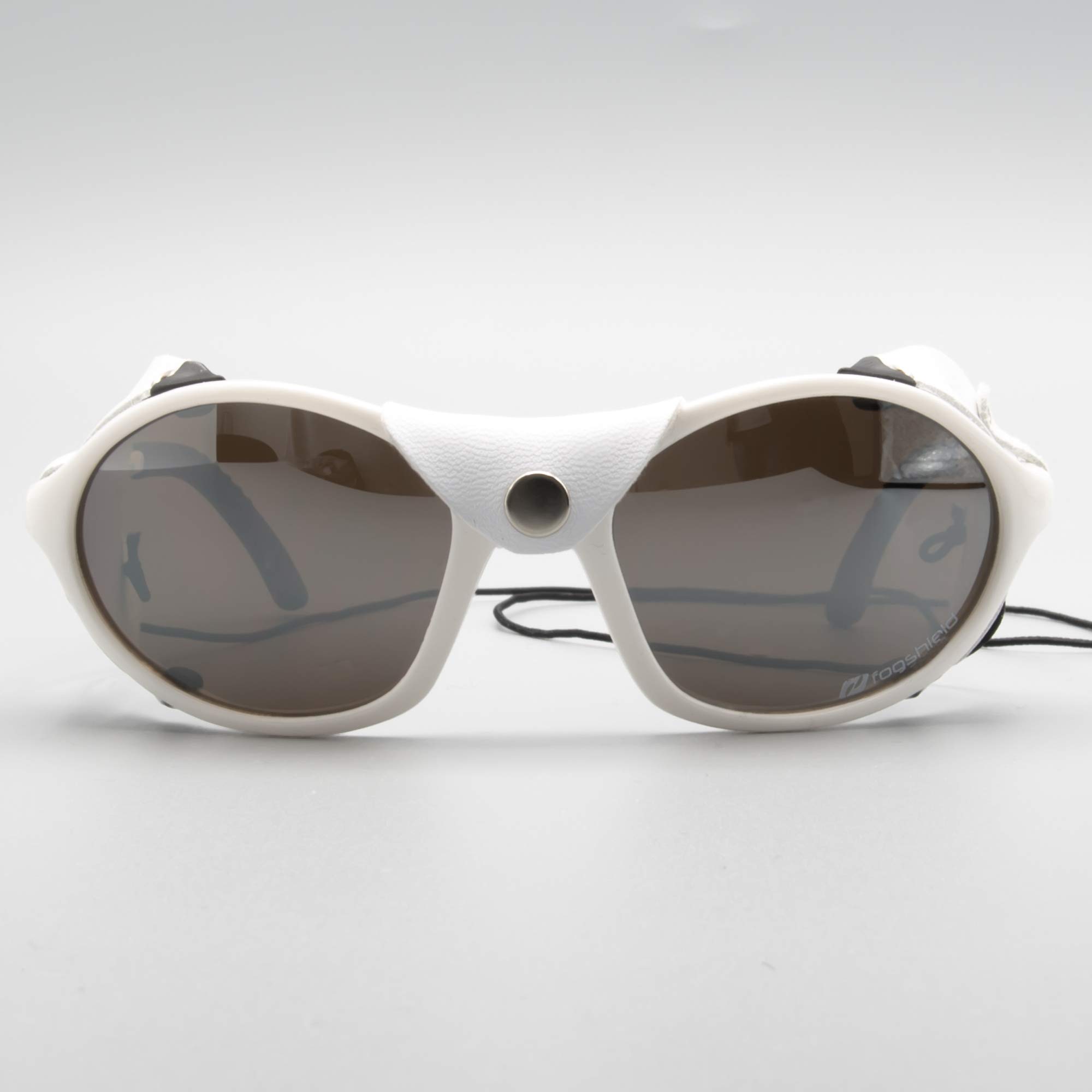 Daisan schmale Gletscherbrille Bergsteigerbrille mit Kat. 4 Scheiben Seiten und Nasenschutz