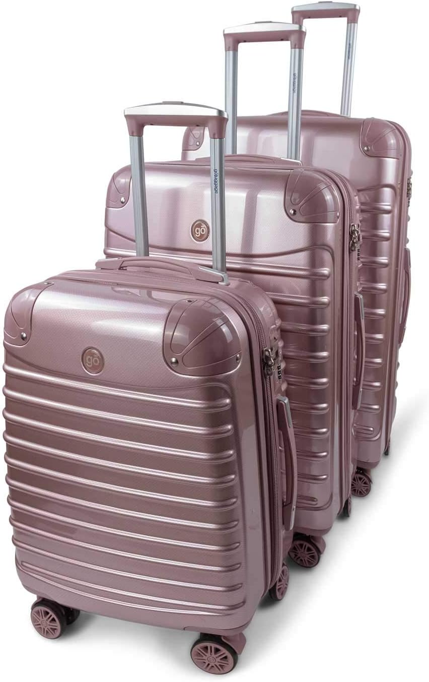 Modern Hard Suitcase Set - Higest Quality Large Carry On Hard Travel Case With Wheels - Best Deal For The Best Quality (Beige)