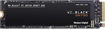 WD_BLACK SN750 1TB M.2 2280 PCIe Gen3 NVMe Gaming SSD up to 3430 MB/s read speed