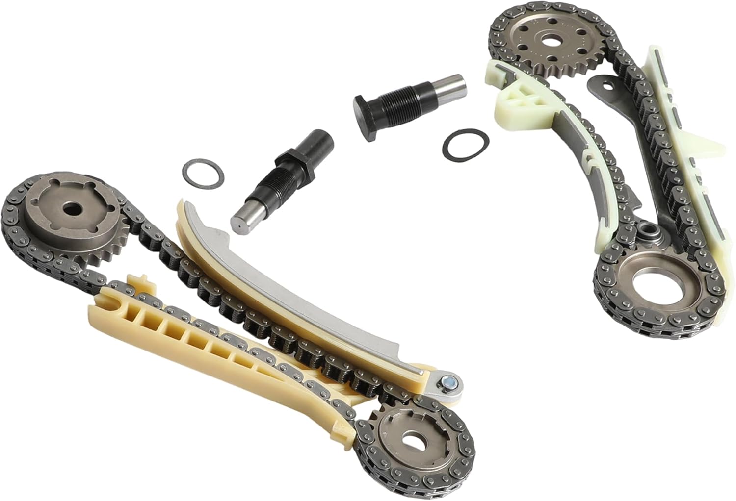 Engine Timing Chain Kit Oil Pump & Water Pump Set Fit For Ford Mercury Mazda Explorer 97-10 Explorer Sport Trac Ranger B4000 01-10 Mountaineer 98-10 SOHC 6Cyl 4.0L TK428 AW4108 M128