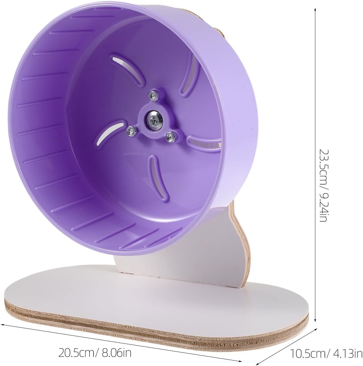 Alipis Quiet Hamster Exercise Wheel for Small Animals and Rats with Sturdy Plastic Material and Stable Stand, for Training Routine and Overall Wellness