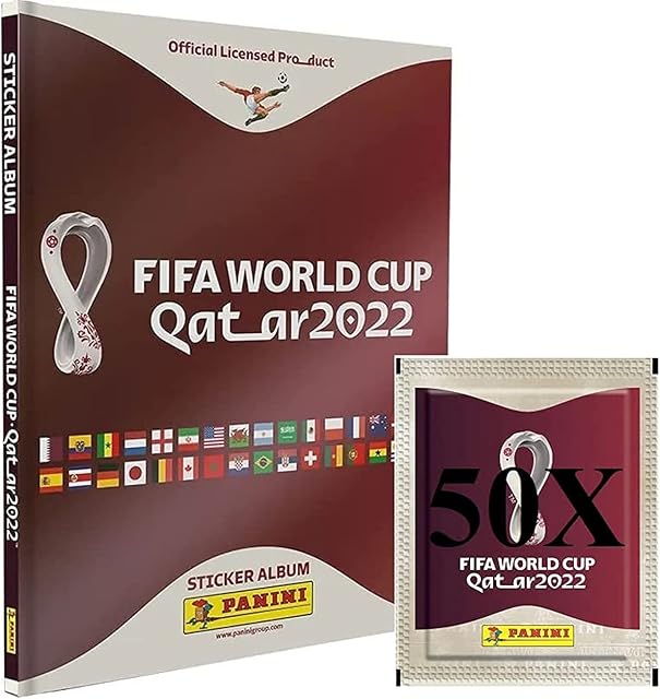 Panini Naklejki na MŚ - FIFA World Cup Qatar 2022 - oficjalna kolekcja naklejek (album premium w twardej oprawie + 50 sickerów)