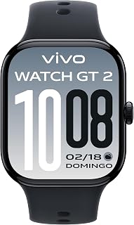 Vivo Watch GT2 Reloj Inteligente con batería de 25 días, Llamadas Bluetooth, Modos Pádel y Tenis Pro, Tarjetas de Acceso NFC, más de 100 Modos Deportivos, Pantalla de 2.07", GPS