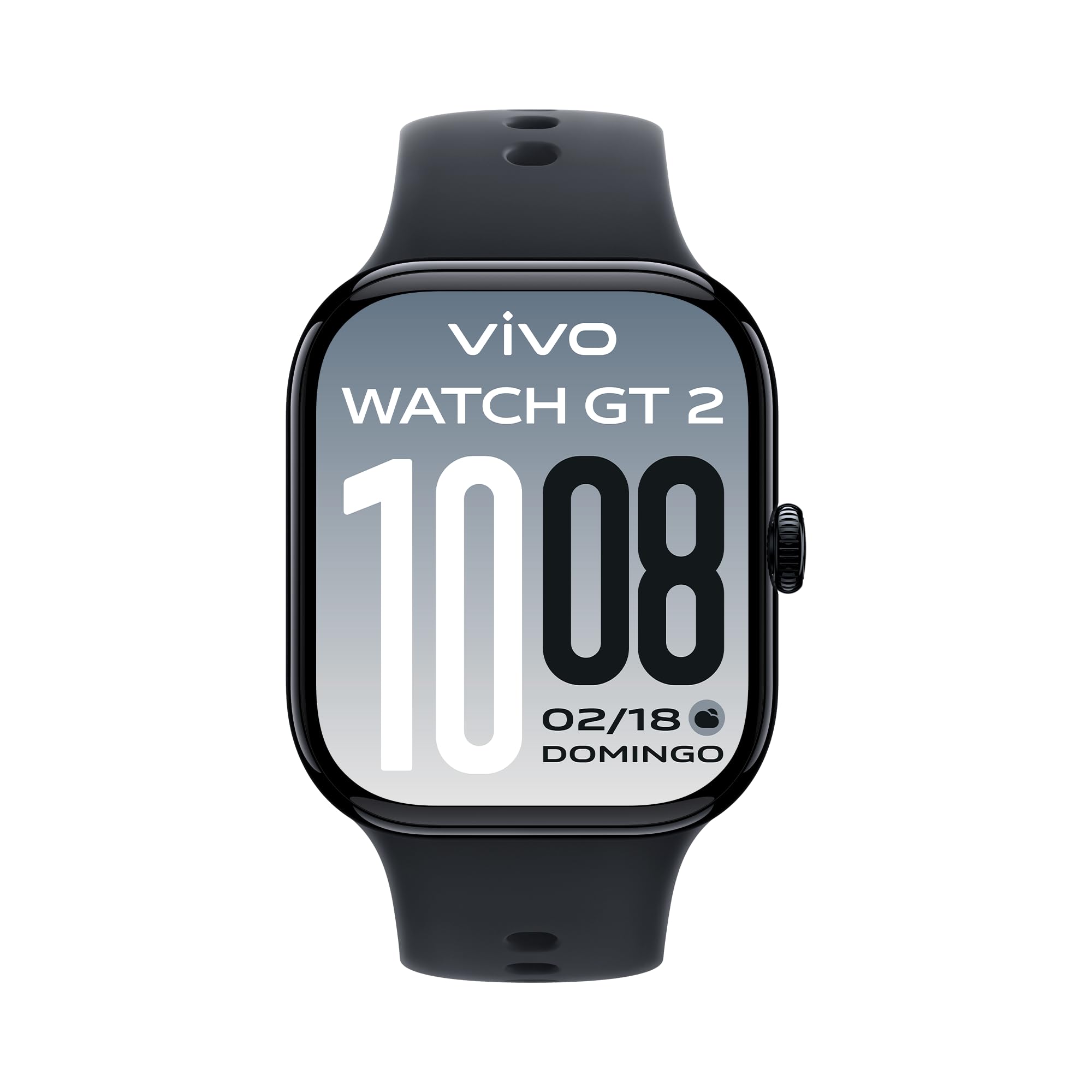 Vivo Watch GT2 Reloj Inteligente con batería de 25 días, Llamadas Bluetooth, Modos Pádel y Tenis Pro, Tarjetas de Acceso NFC, más de 100 Modos Deportivos, Pantalla de 2.07", GPS