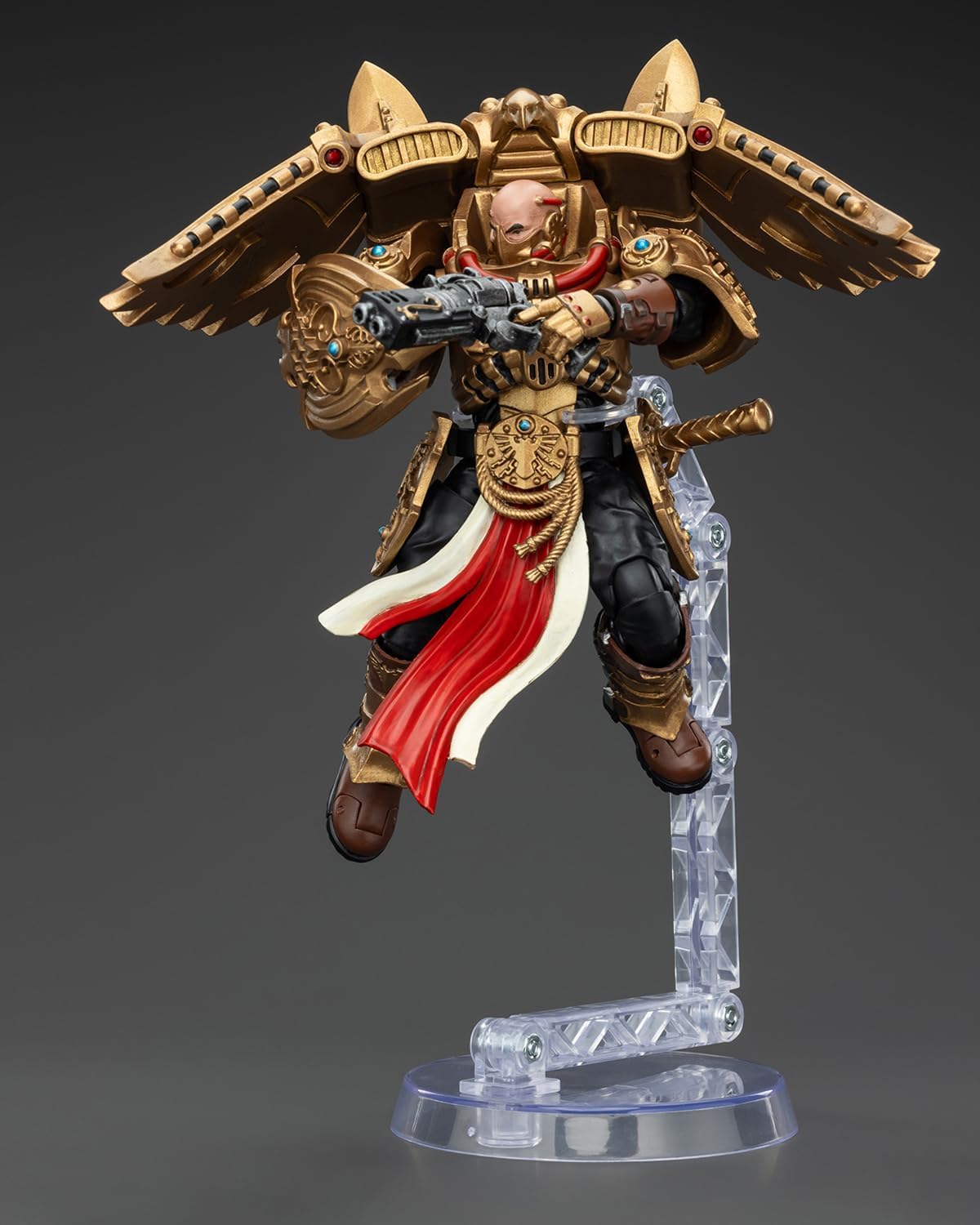 Pipigirl JoyToy Warhammer 40K Genuine License 1:18 Action Figure, Legio Custodes Custodian Venatari Squad Venatari with Kenetic Destroyer 2, 5.35in Action Figures