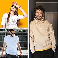 Vista 5 de NBEADS Ancla de diamantes de imitación termoadhesivos para planchar, calcomanía de transferencia de calor, parche de transferencia de calor