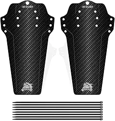 1 par de para-lamas de bicicleta Mountian dianteiro e traseiro, conjunto de guarda-lamas de bicicleta de montanha para MTB, bicicleta de estrada serve para 650B 50,8 cm 69,8 cm 73,6 cm