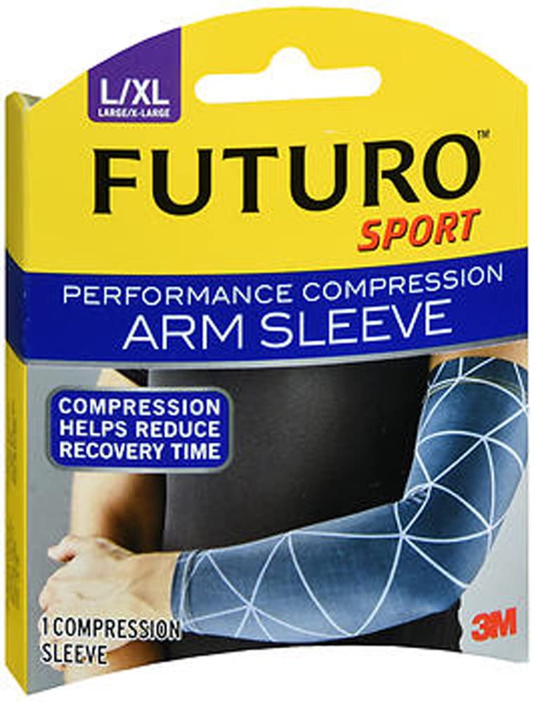 Futuro Sport Performance Compression Arm Sleeve Large/X-Large - 1 ea, Pack of 2