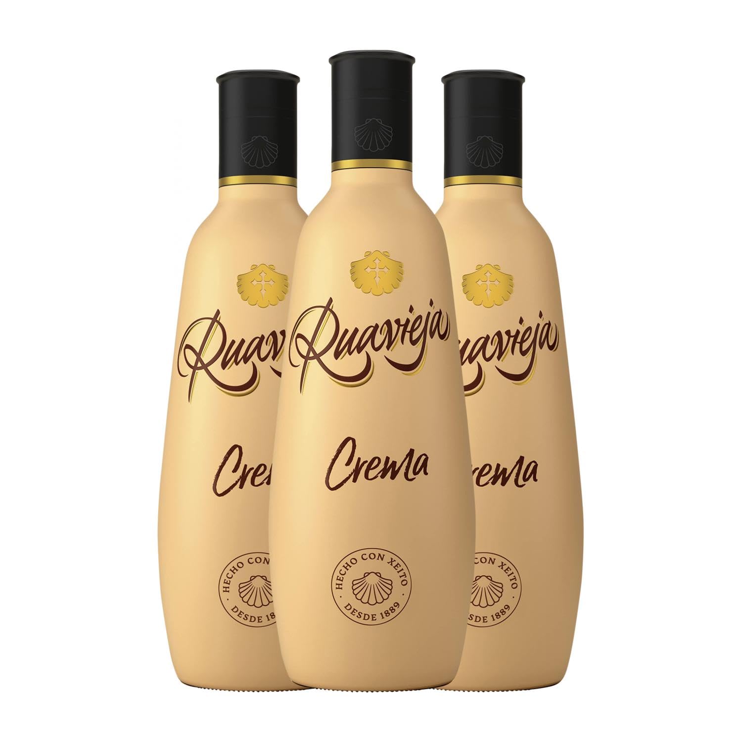 Crema de Licor Rua Vieja Crema de Orujo Ruavieja 70 cl (Caja de 3 Botellas de 70 cl)