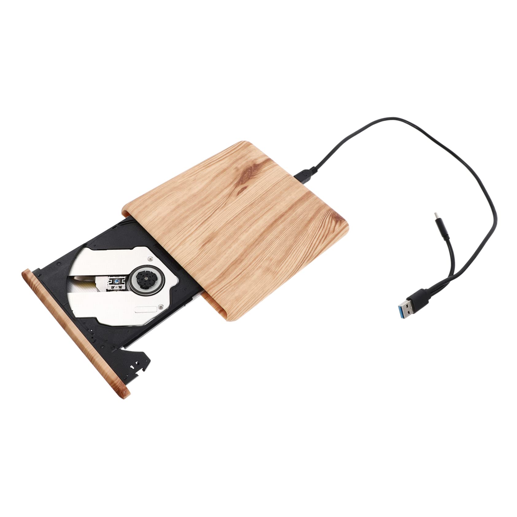 Grabadora De DVD CD USB Tipo-c Compatible Laptop y Pc para Copia De Seguridad Instalación De Sistemas y Reproducción Películas