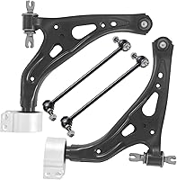 Vista 50 de Detroit Axle - 4 brazos de control traseros para Ford C-Max Focus Mazda 3 5 Volvo C30 C70 S40 V50, 4 brazos de control superior e inferior